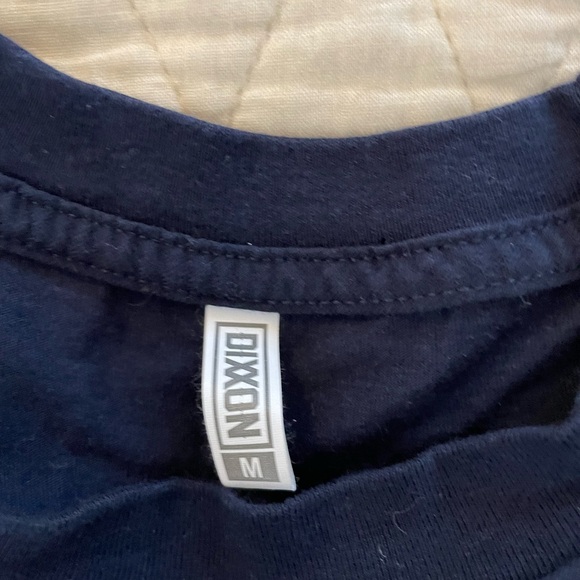DIXXON Crossed Hammer & Wrench Graphic Logo Tee in Navy & White Size M - Picture 5 of 5